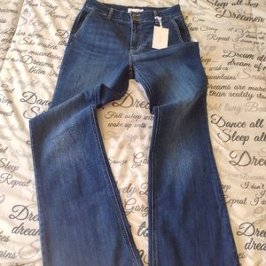 Jeans high rise skinny flare